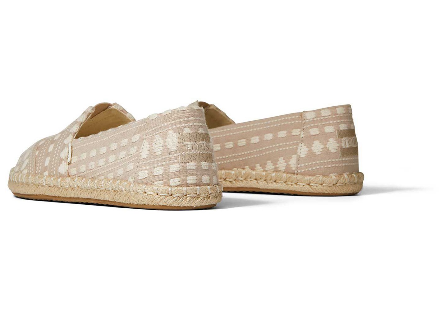 Toms Alpargata Global Rope Espadrille Beige - Womens - 09518-NWCS